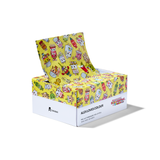 A box of Tokidoki Supermarket Besties Long Wide hair foils with pre-cut pop-up design, featuring colorful anime-style characters.