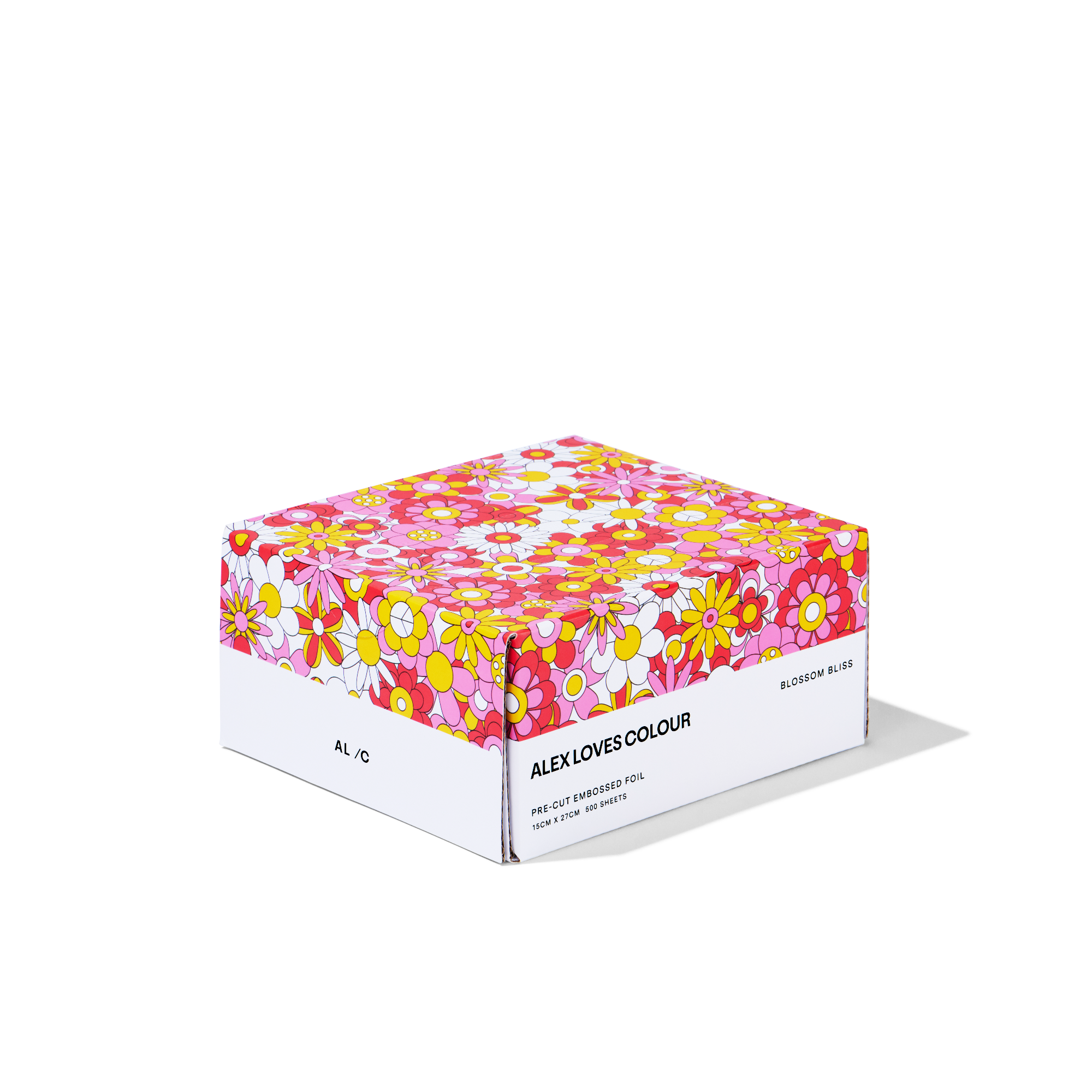 Blossom Bliss - Wide (Pre-Cut-Pop-Up Hair Foil) 500 Sheets - 15cm x 27cm