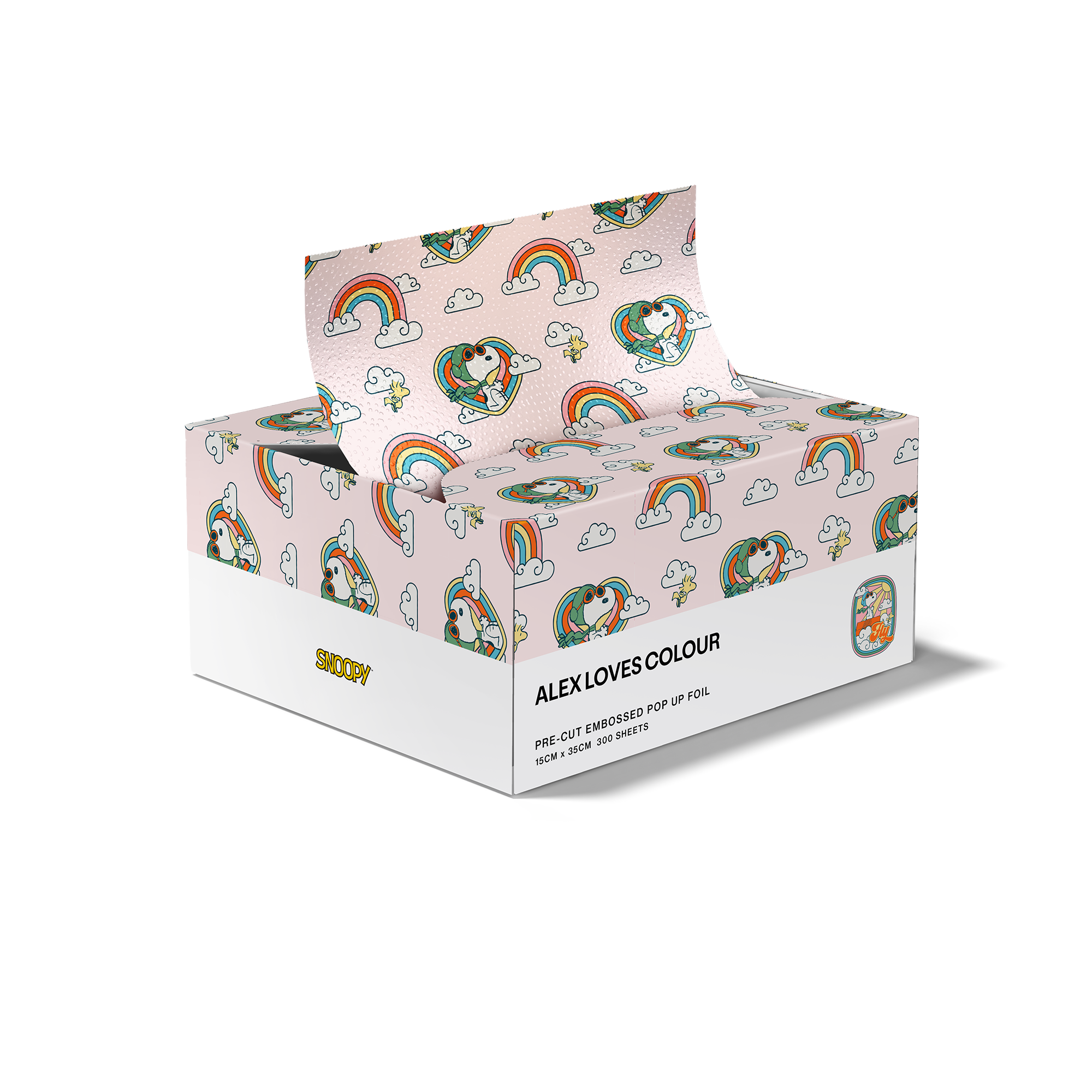 Snoopy Long-Wide 'Fly' Hair Foil 300pk (15cm x 35cm)