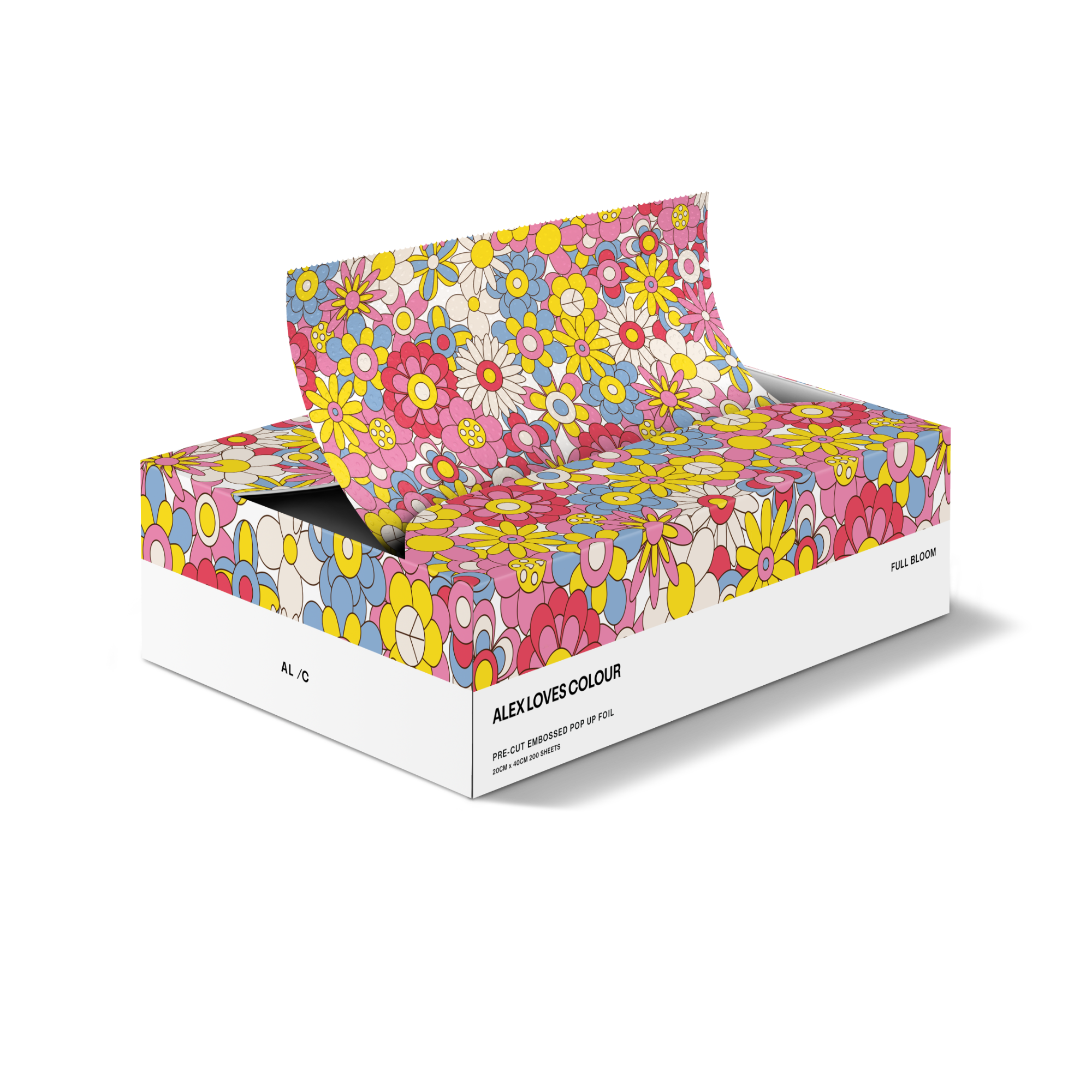 Full Bloom Extra-Wide Hair Foil 200pk (20cm x 40cm)