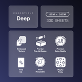 Deep Essentials Hair Foil 300pk (15cm x 35cm)