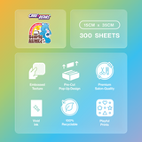 Care Bears 'Bearly Awake' Hair Foil 300pk (15cm x 35cm)