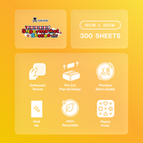 Tokidoki 'Supermarket Besties' Hair Foil 300pk (15cm x 35cm)