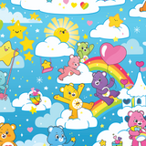 Care Bears 'We Love Rainbows' Hair Foil 300pk (15cm x 35cm)
