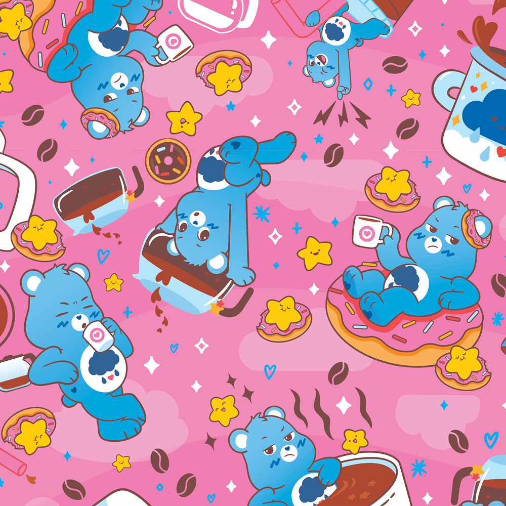 Care Bears 'Bearly Awake' Hair Foil 300pk (15cm x 35cm)