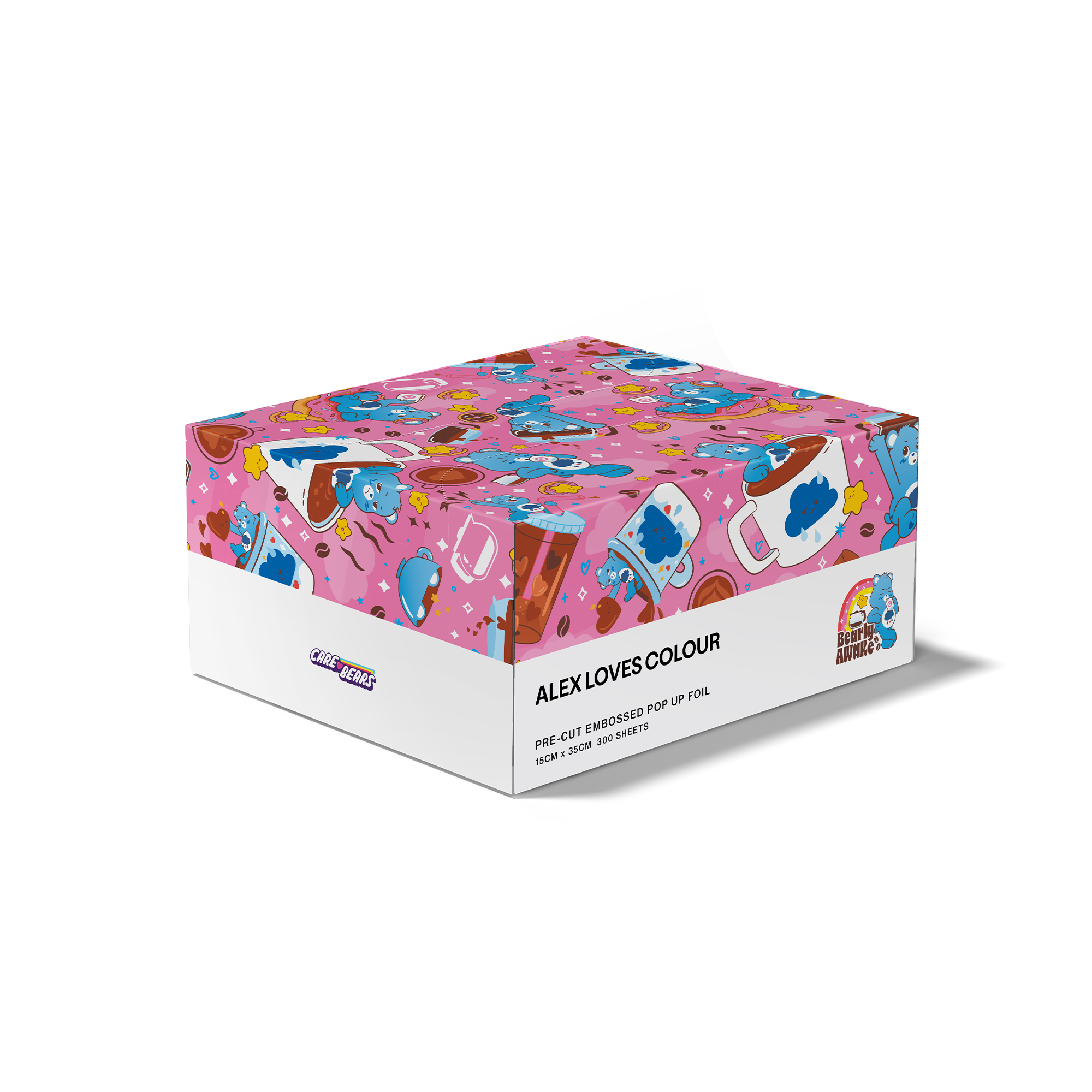 Care Bears 'Bearly Awake' Hair Foil 300pk (15cm x 35cm)