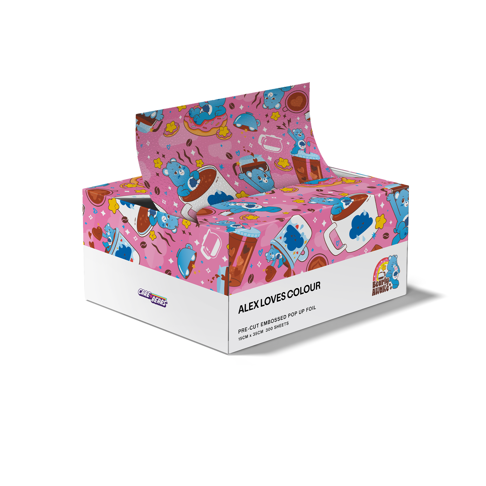 Care Bears 'Bearly Awake' Hair Foil 300pk (15cm x 35cm)