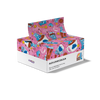 Care Bears 'Bearly Awake' hair foil box open, showing pre-cut pop-up sheets with Grumpy Bear print