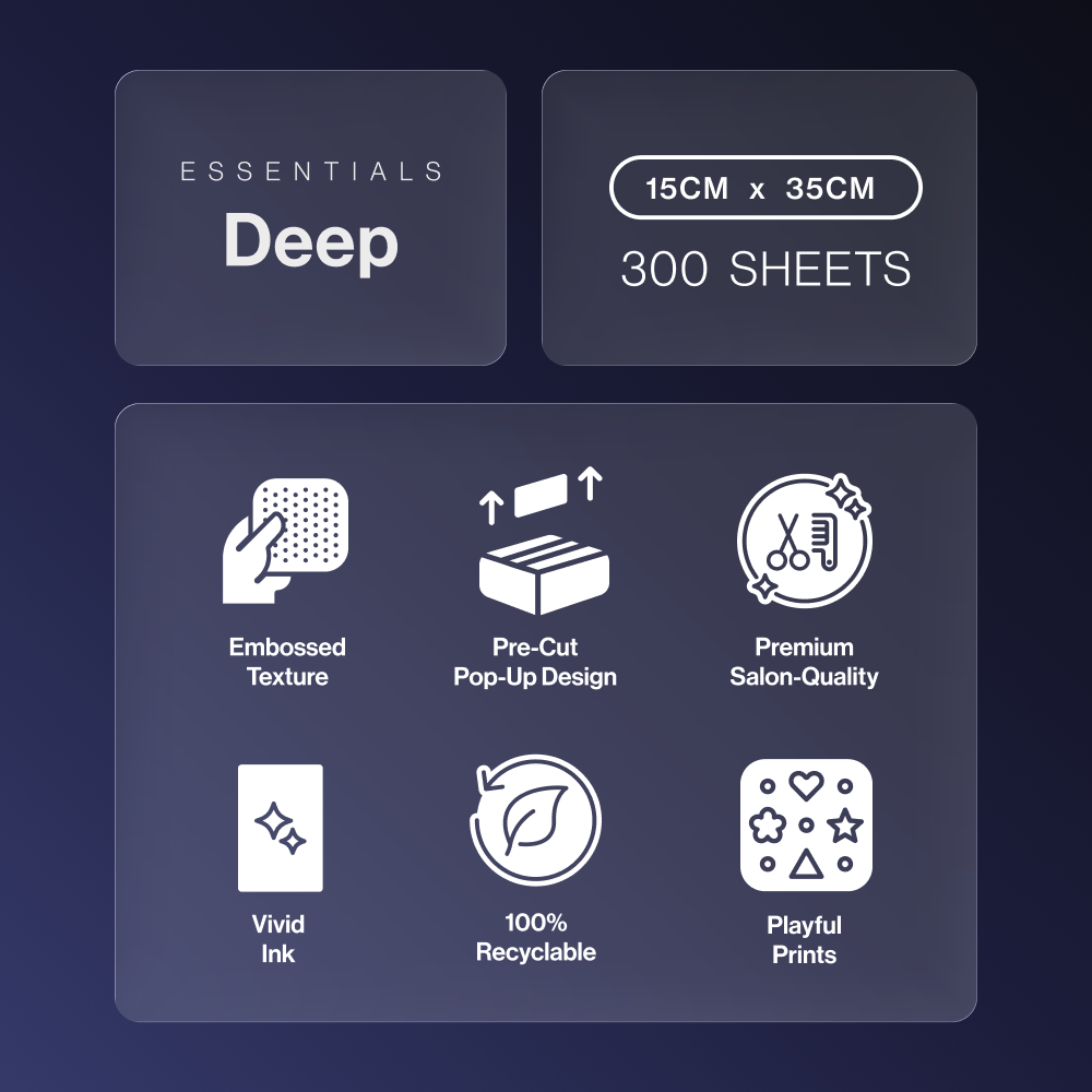 Hairdressing foil - Pop-Up Hair Foil - Pre-Cut