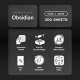 Obsidian Long-Wide Essentials Hair Foil 300pk (15cm x 35cm)