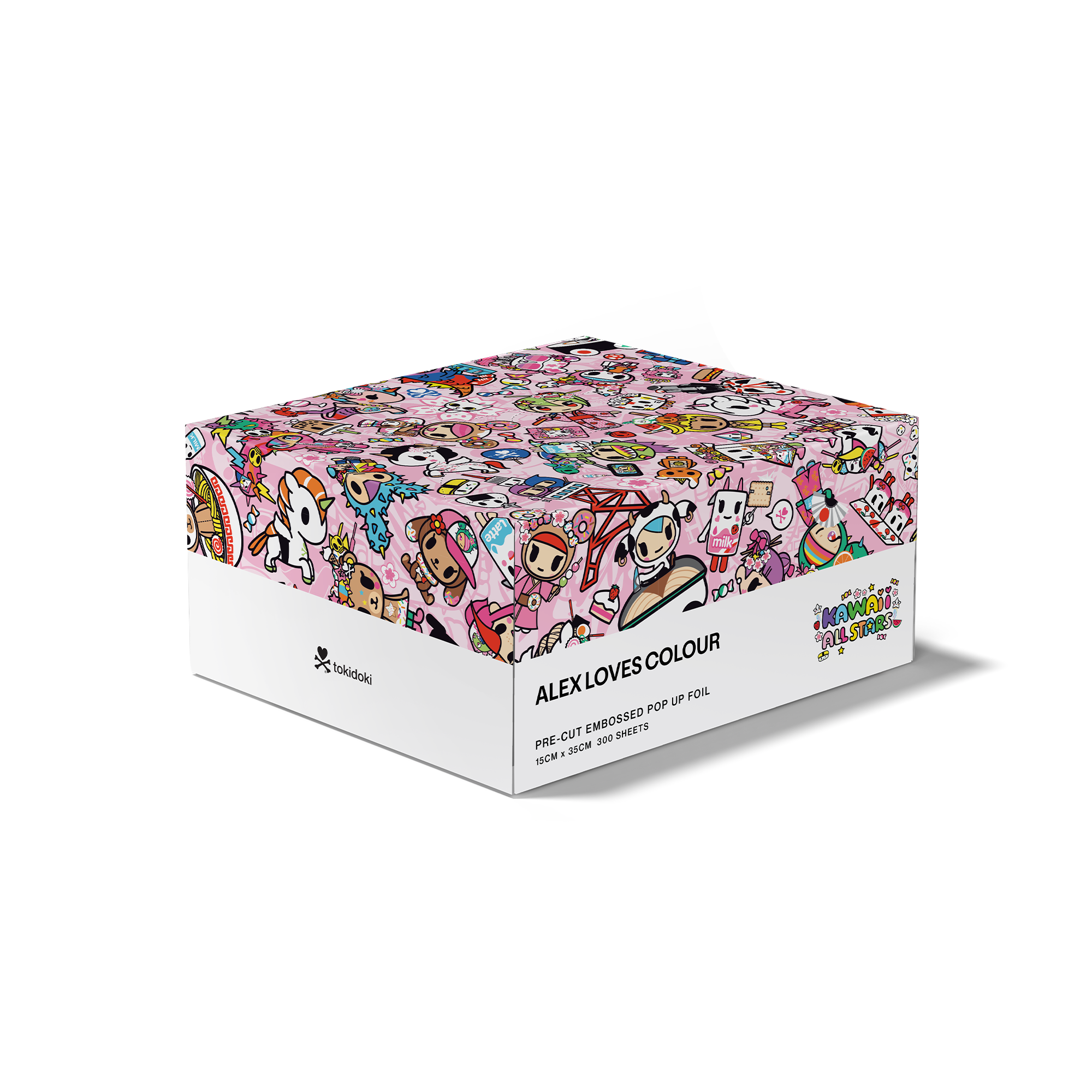 Tokidoki 'Kawaii Allstars' Hair Foil 300pk (15cm x 35cm)