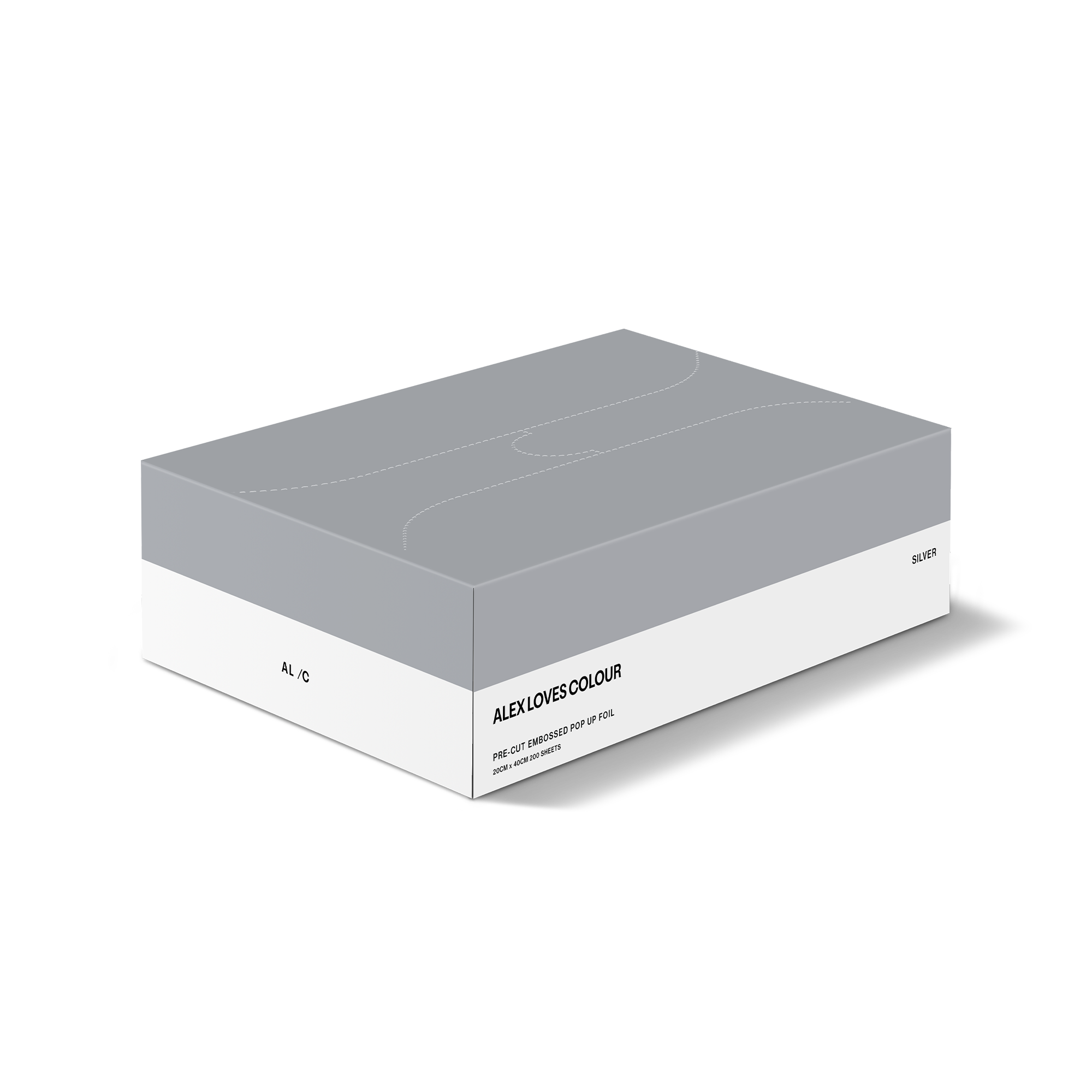 Silver Essentials Hair Foil 200pk (20cm x 40cm)