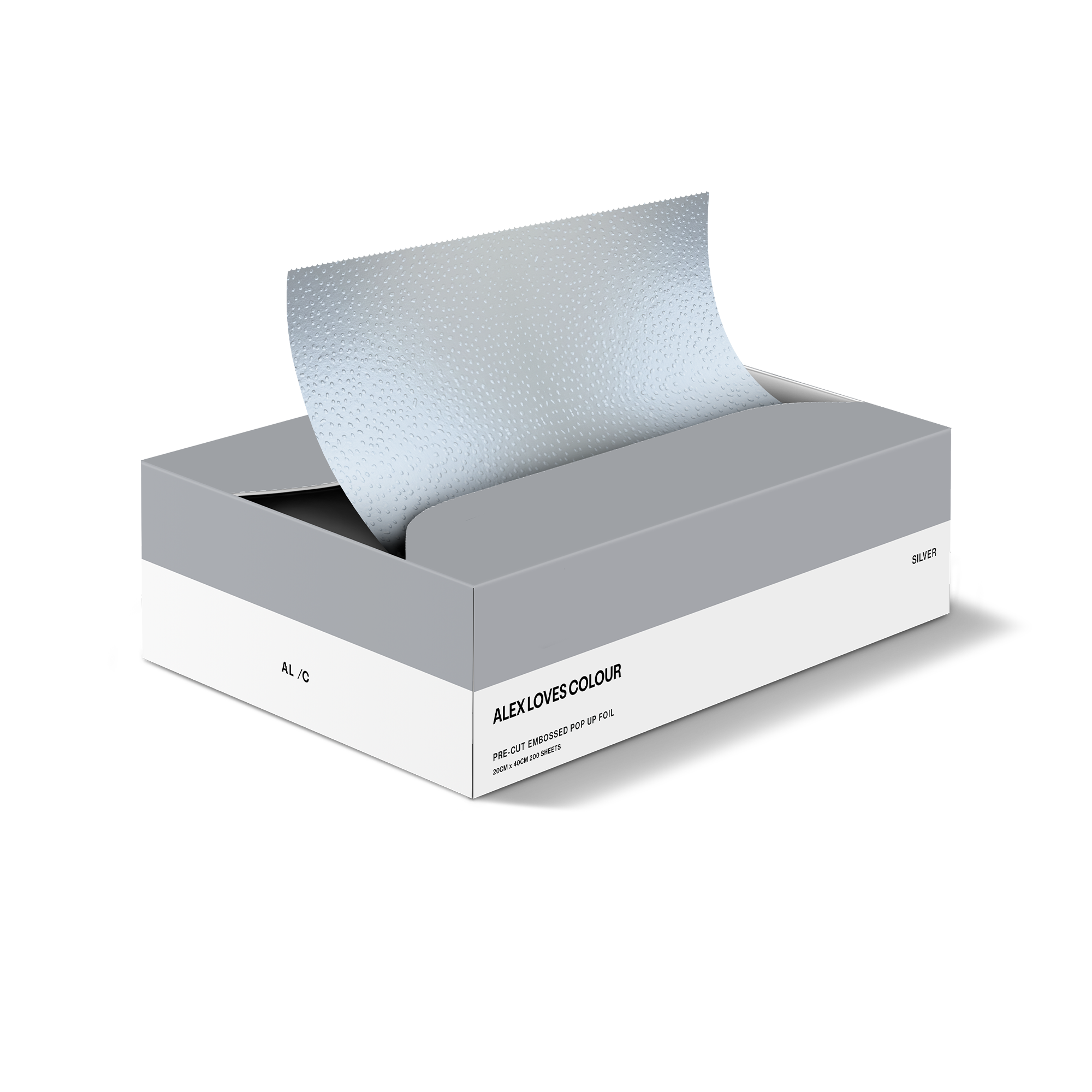 Silver Essentials Hair Foil 200pk (20cm x 40cm)