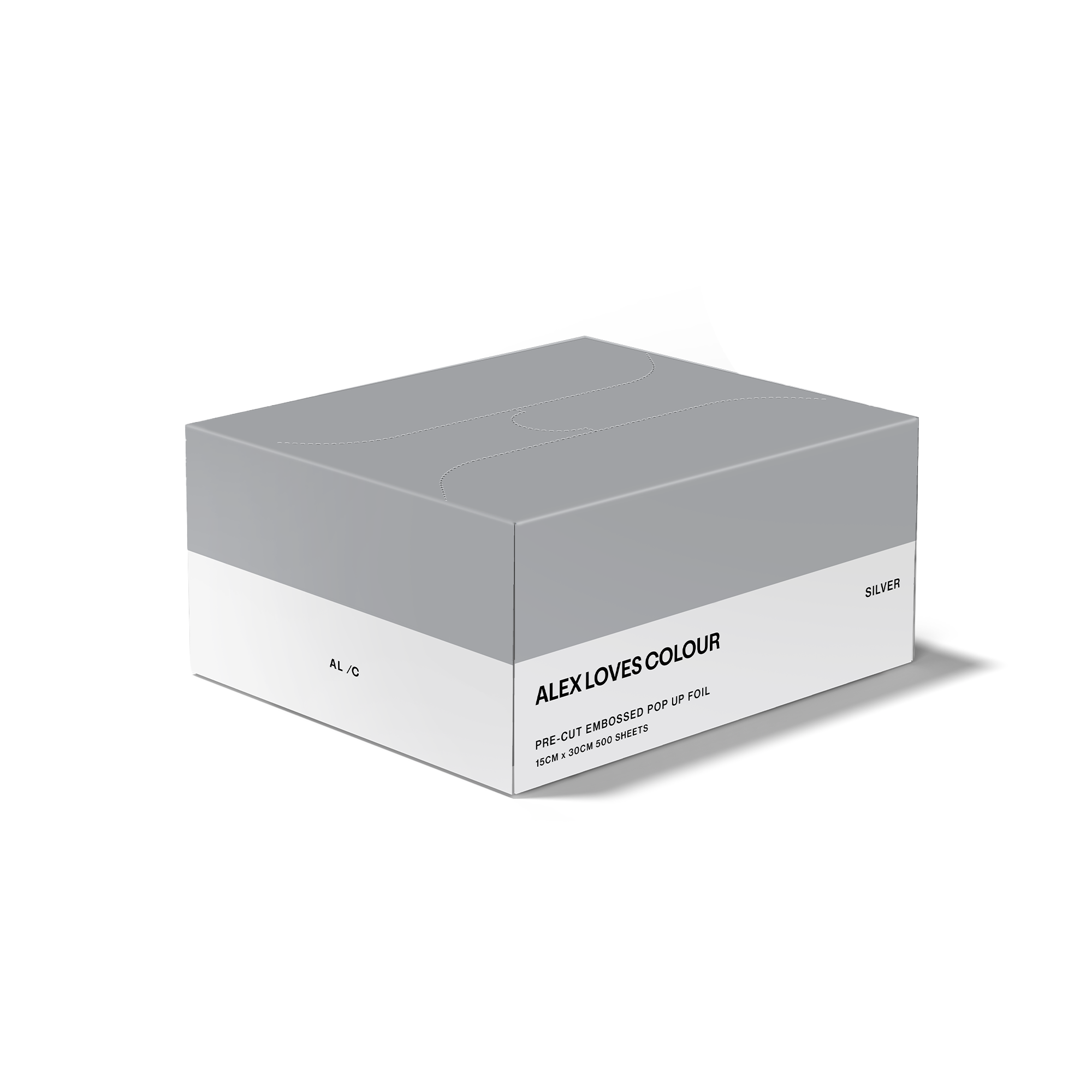 Silver Essentials Hair Foil 500pk (15cm x 30cm)