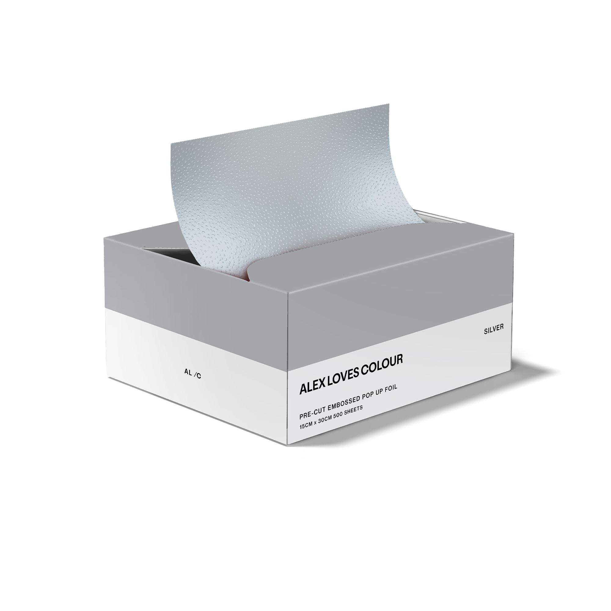 Silver Essentials Hair Foil 500pk (15cm x 30cm)