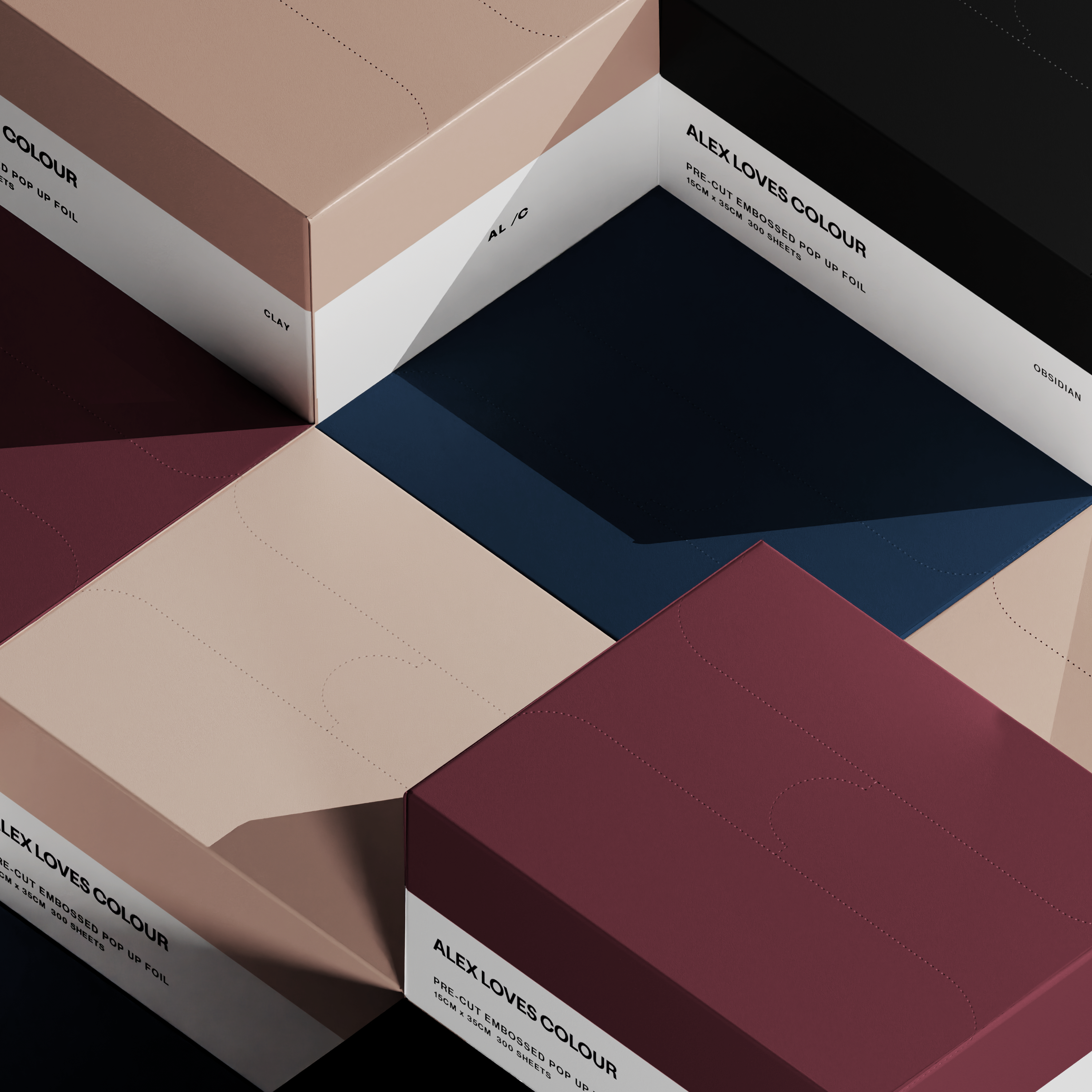 Obsidian Essentials Hair Foil 300pk (15cm x 35cm)