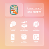 Snoopy Long-Wide 'Fly' Hair Foil 300pk (15cm x 35cm)