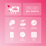 Snoopy Long-Wide 'Love Stinks' Hair Foil 300pk (15cm x 35cm)