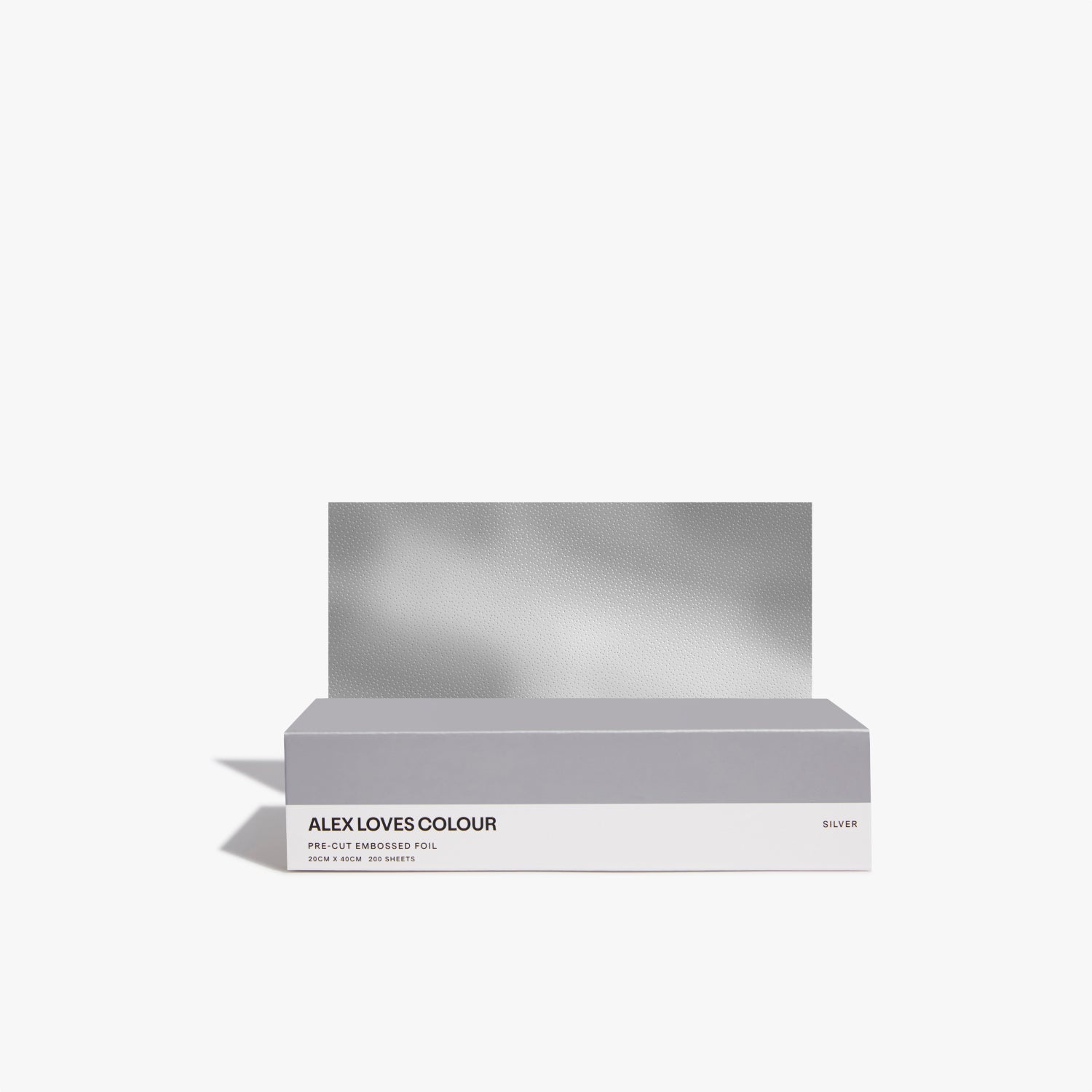 Silver - Extra Wide (Pre-Cut Hair Foil) 200 Sheets - 20cm x 40cm