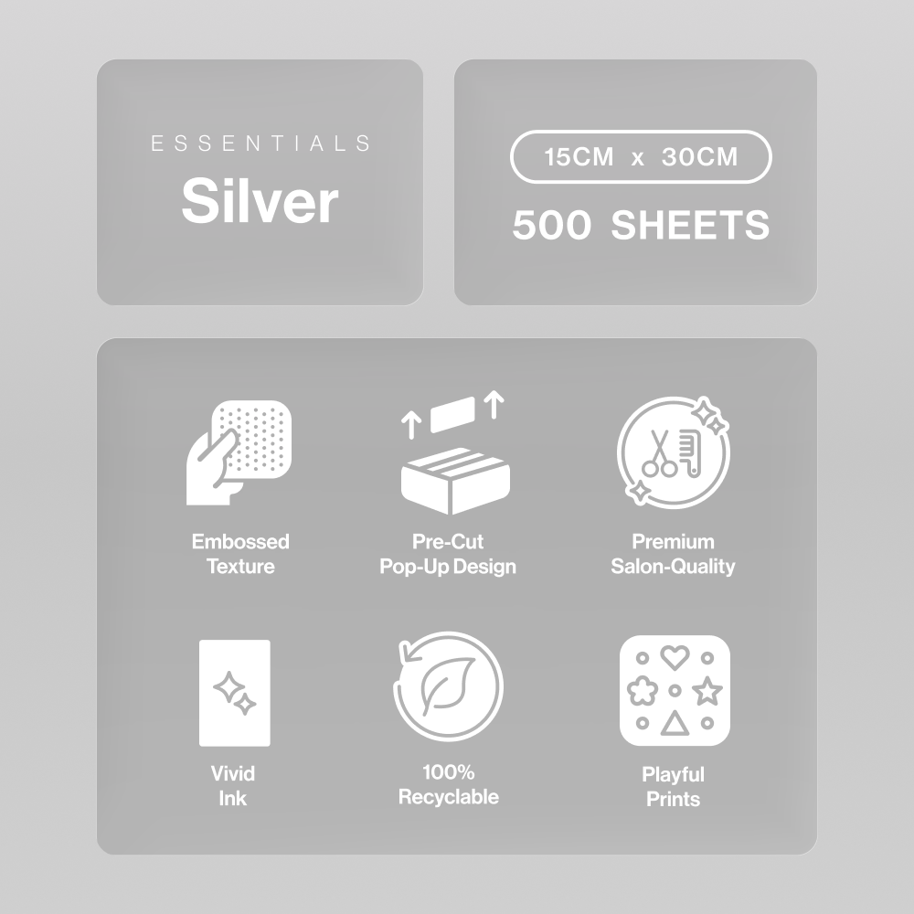 Hairdressing foil - Pop-Up Hair Foil - Pre-Cut